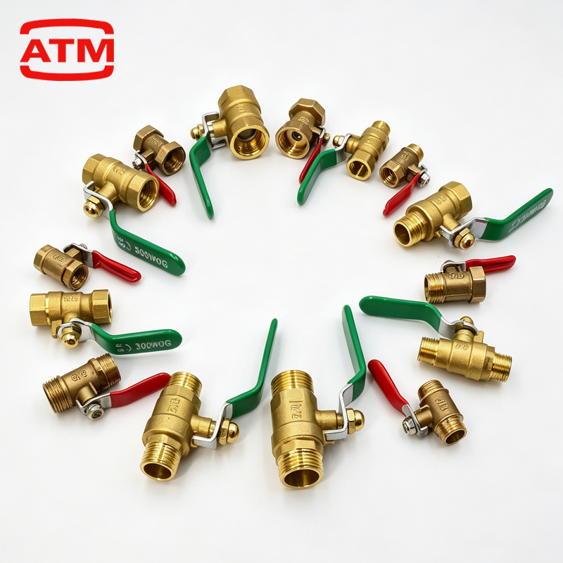 Compression Fitting Brass - 1/8' 1/4' 3/8' 1/2' 황동 소형