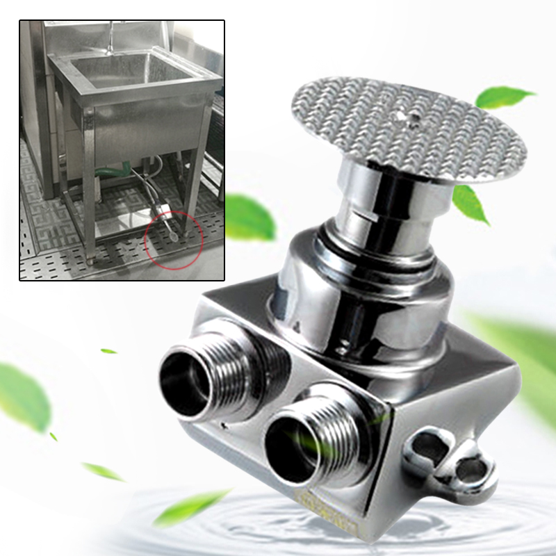 Basin Mixer Cartridge - 구리 바닥 풋 페달 밸브 제어