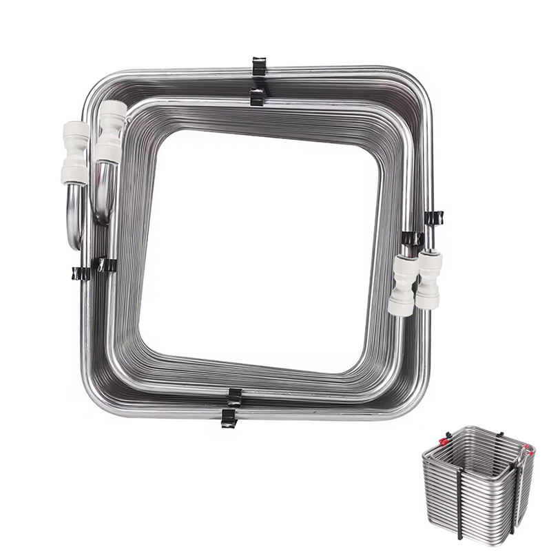 Push Fit Connector - SS 304 사각 코일, 9.52mm 푸시핏