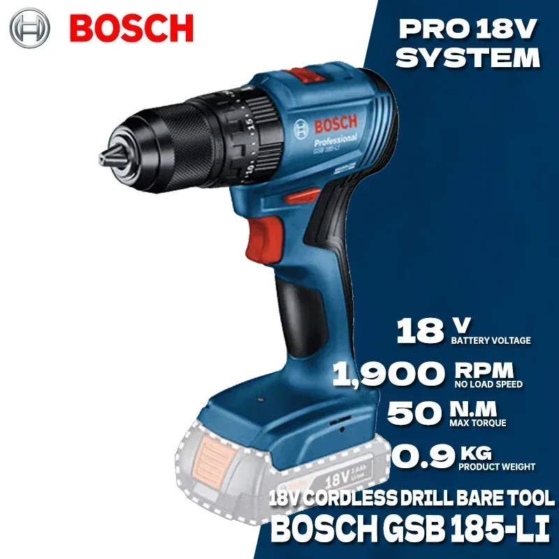 BOSCH GSB 185-LI 브러시리스 무선 임팩트  - Bosch Drill Gsb 18V 리뷰 및 가격