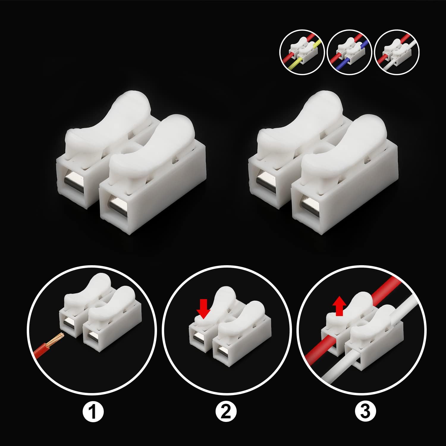 푸시 퀵 와이어 케이블, 푸시 인 용수철 부하 전기 커 - Push Fit Connector 리뷰 및 가격